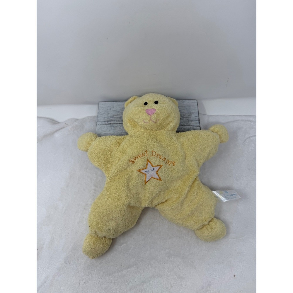 Kids Preferred Yellow Sweet Dreams BEAR 11" Plush Stuffed Toy